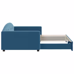 VidaXL 3197307 divano Divano letto Blu - Vista aggiuntiva 4