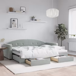 VidaXL 3197342 divano Divano letto Grigio