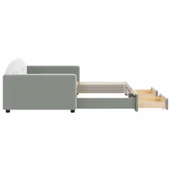 VidaXL 3197362 divano Divano letto Grigio - Vista aggiuntiva 4