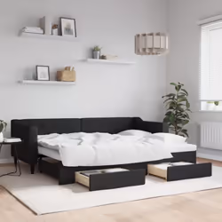 Questo letto da giorno 2 in 1 con il letto estraibile, che funge sia da divano che da letto, è un'aggiunta pratica e accattiv ...