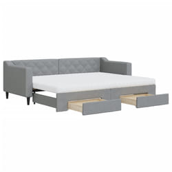 VidaXL 3197475 divano Divano letto Grigio