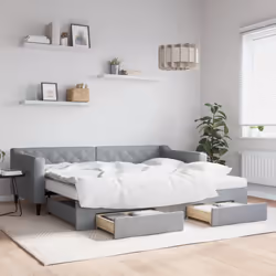 VidaXL 3197490 divano Divano letto Grigio