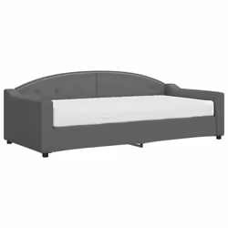 Divano Letto con Materasso Grigio Scuro 90x200 cm in Tessutocod mxl 128255 - Vista aggiuntiva 2
