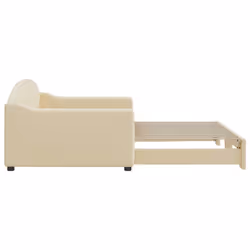 VidaXL 3197539 divano Divano letto Crema - Vista aggiuntiva 4