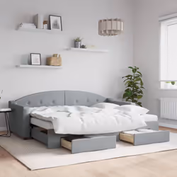 VidaXL 3197561 divano Divano letto Grigio