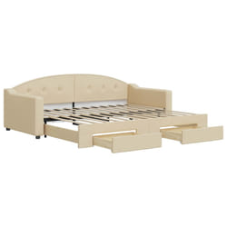 VidaXL 3197570 divano Divano letto Crema