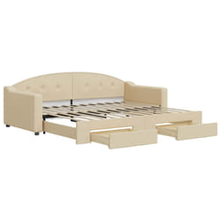 VidaXL 3197575 divano Divano letto Crema