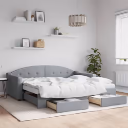 VidaXL 3197576 divano Divano letto Grigio
