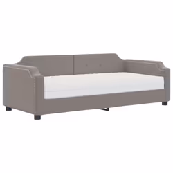 Divano Letto con Materasso Tortora 100x200 cm in Tessutocod mxl 87752 - Vista aggiuntiva 2