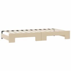 VidaXL 3197651 divano Divano letto Crema - Vista aggiuntiva 5