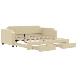 VidaXL 3197669 divano Divano letto Crema
