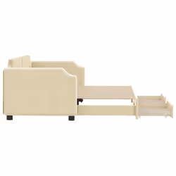 VidaXL 3197669 divano Divano letto Crema - Vista aggiuntiva 4
