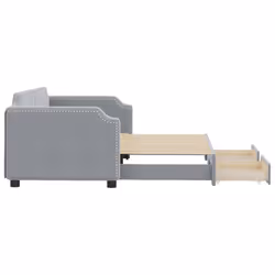 VidaXL 3197680 divano Divano letto Grigio - Vista aggiuntiva 4