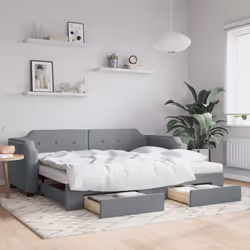 VidaXL 3197683 divano Divano letto Grigio
