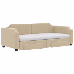 VidaXL 3197687 divano Divano letto Crema