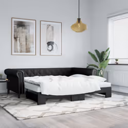 Questo letto da giorno 2 in 1 con il letto estraibile, che funge sia da divano che da letto, è un'aggiunta pratica e accattiv ...