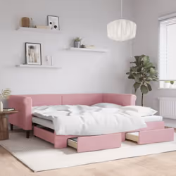 Questo letto da giorno 2 in 1 con il letto estraibile, che funge sia da divano che da letto, è un'aggiunta pratica e accattiv ...