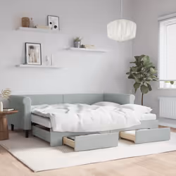 VidaXL 3197836 divano Divano letto Grigio
