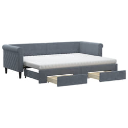 VidaXL 3197837 divano Divano letto Grigio