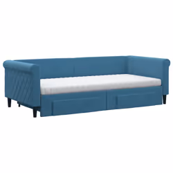 VidaXL 3197842 divano Divano letto Blu - Vista aggiuntiva 3