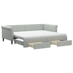 VidaXL 3197843 divano Divano letto Grigio