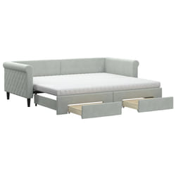 VidaXL 3197856 divano Divano letto Grigio