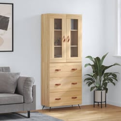 vidaXL Credenza Rovere Sonoma 69,5x34x180 cm in Legno Multistrato