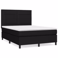 Giroletto a Molle con Materasso Nero 140x190 cm in Tessutocod mxl 75695 - Vista aggiuntiva 2
