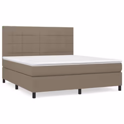 Giroletto a Molle con Materasso Tortora 160x200 cm in Tessutocod mxl 123633 - Vista aggiuntiva 2