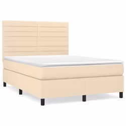 Giroletto a Molle con Materasso Crema 140x200 cm in Tessutocod mxl 99713 - Vista aggiuntiva 2