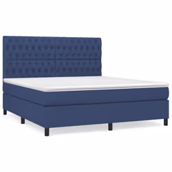 Giroletto a Molle con Materasso Blu 180x200 cm in Tessutocod mxl 124957 - Vista aggiuntiva 2