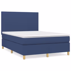 Giroletto a Molle con Materasso Blu 140x190 cm in Tessutocod mxl 123663 - Vista aggiuntiva 2