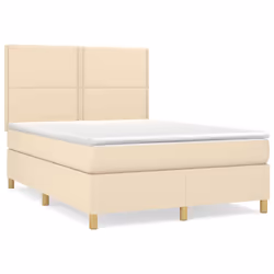 Giroletto a Molle con Materasso Crema 140x200 cm in Tessutocod mxl 99742 - Vista aggiuntiva 2
