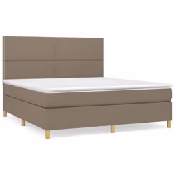 Giroletto a Molle con Materasso Tortora 180x200 cm in Tessutocod mxl 75744 - Vista aggiuntiva 2