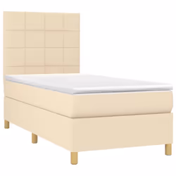 Giroletto a Molle con Materasso Crema 100x200 cm in Tessutocod mxl 75751 - Vista aggiuntiva 3