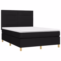 Giroletto a Molle con Materasso Nero 140x190 cm in Tessutocod mxl 99736 - Vista aggiuntiva 3