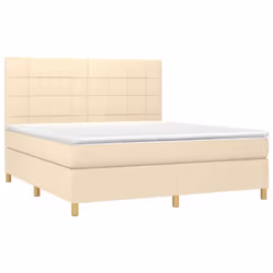 Giroletto a Molle con Materasso Crema 180x200 cm in Tessutocod mxl 75740 - Vista aggiuntiva 3