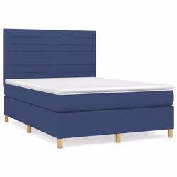 Giroletto a Molle con Materasso Blu 140x190 cm in Tessutocod mxl 75779 - Vista aggiuntiva 2
