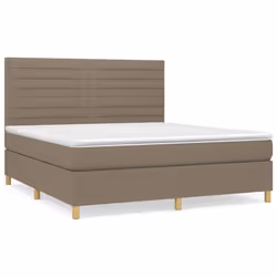Giroletto a Molle con Materasso Tortora 160x200 cm in Tessutocod mxl 75778 - Vista aggiuntiva 2