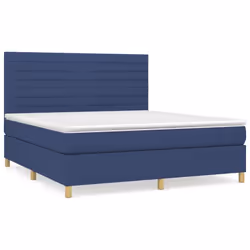 Giroletto a Molle con Materasso Blu 180x200 cm in Tessutocod mxl 123710 - Vista aggiuntiva 2