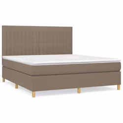 Giroletto a Molle con Materasso Tortora 160x200 cm in Tessutocod mxl 123692 - Vista aggiuntiva 2