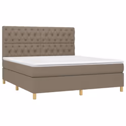 Giroletto a Molle con Materasso Tortora 160x200 cm in Tessutocod mxl 123714 - Vista aggiuntiva 3