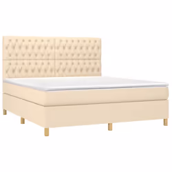 Giroletto a Molle con Materasso Crema 180x200 cm in Tessutocod mxl 99786 - Vista aggiuntiva 3