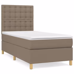 Giroletto a Molle con Materasso Tortora 90x190 cm in Tessutocod mxl 75782 - Vista aggiuntiva 2
