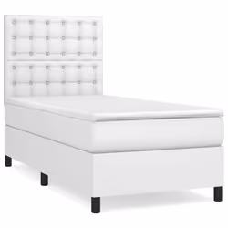 Giroletto a Molle con Materasso Bianco 90x200 cm in Similpellecod mxl 75807 - Vista aggiuntiva 2