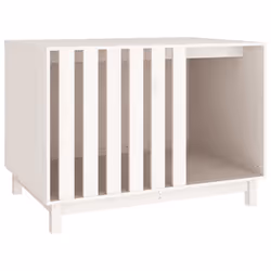 Casetta per Cani Bianca 100x70x72 cm in Legno Massello di Pinocod mxl 129223 - Vista aggiuntiva 2