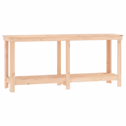 vidaXL Banco da Lavoro 180x50x80 cm in Legno Massello di Pino - Vista aggiuntiva 2