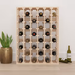 vidaXL Portavini 70x33x94 cm in Legno Massello di Pino - Vista aggiuntiva 3