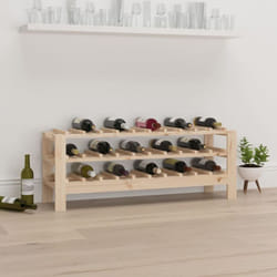 Vidaxl - Portavini 109,5x30x42 cm in Legno Massello di Pino 99672