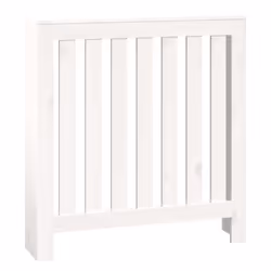 vidaXL Copertura Termosifone Bianca 79,5x19x84 cm Legno Massello Pino - Vista aggiuntiva 2